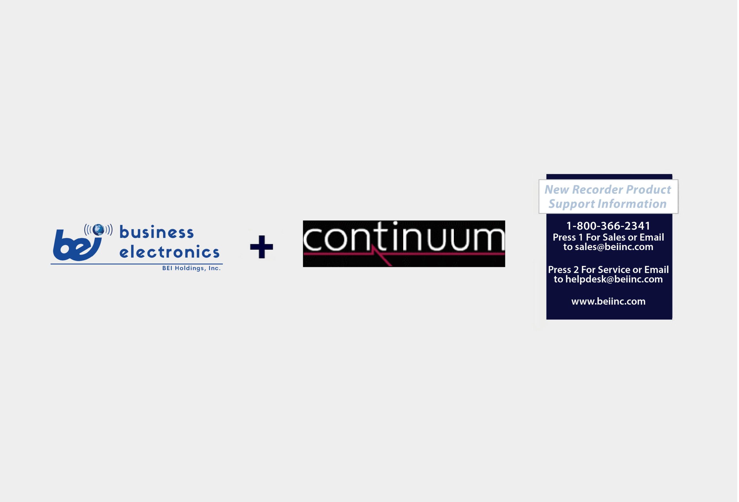 BEI Continuum Acquisition